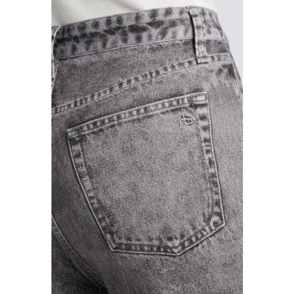 Rag Bone Pants Women 32 Miramar Shea Relaxed Straight Terry Sweatpant Jeans Gray - Picture 4 of 16